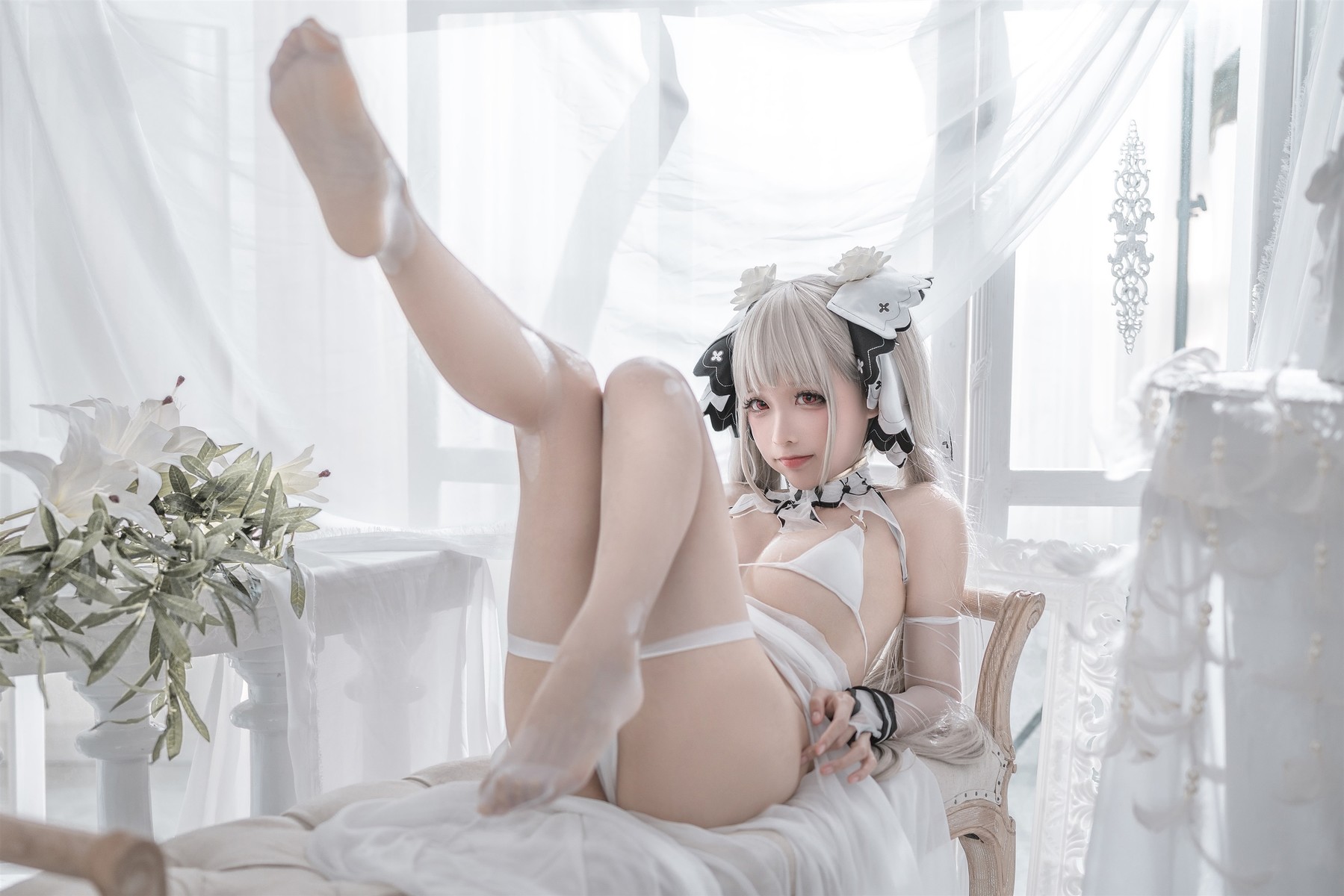 蠢沫沫 Cosplay 可畏婚纱