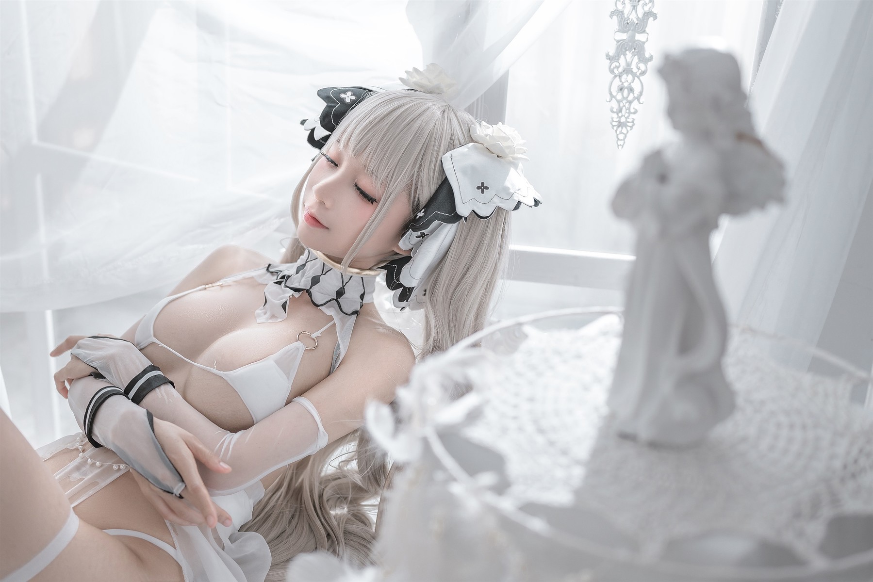 蠢沫沫 Cosplay 可畏婚纱