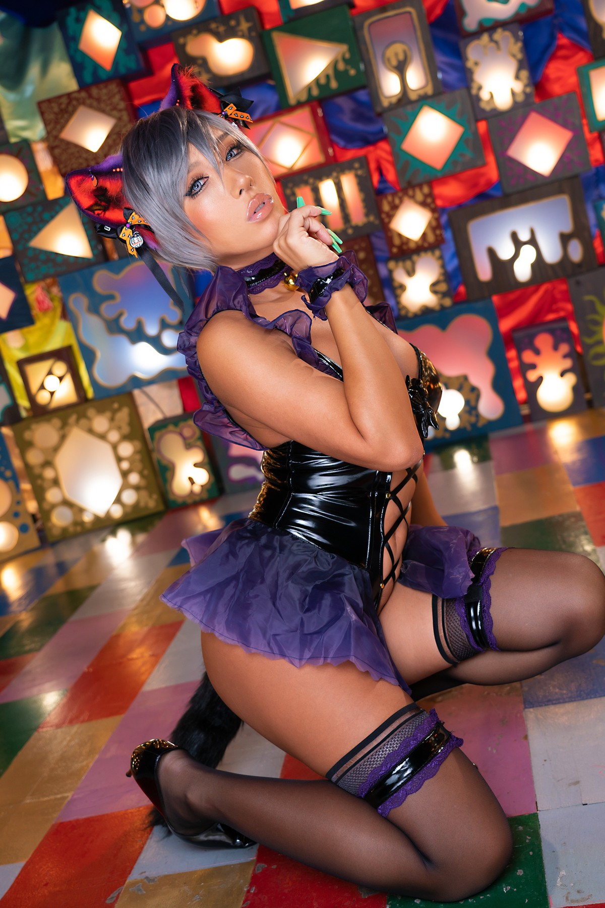 Cosplay Nonsummerjack ハロウィンキャットだにゃにゃにゃん