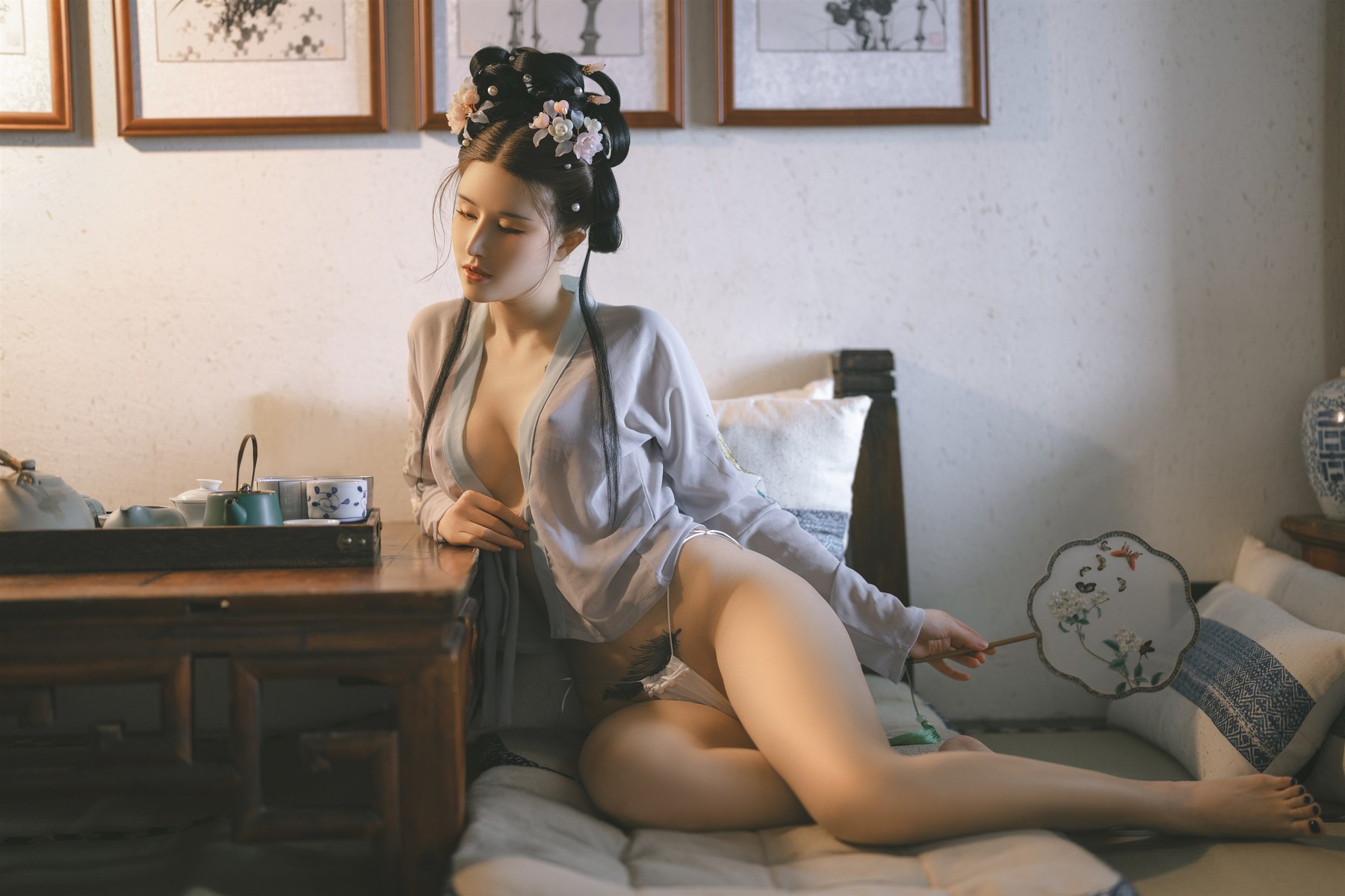 Cosplay 鹿八岁 X铁手叫兽 汉服