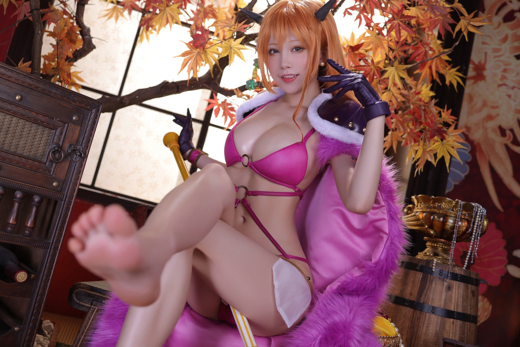 水淼aqua Cosplay 海贼王 娜美