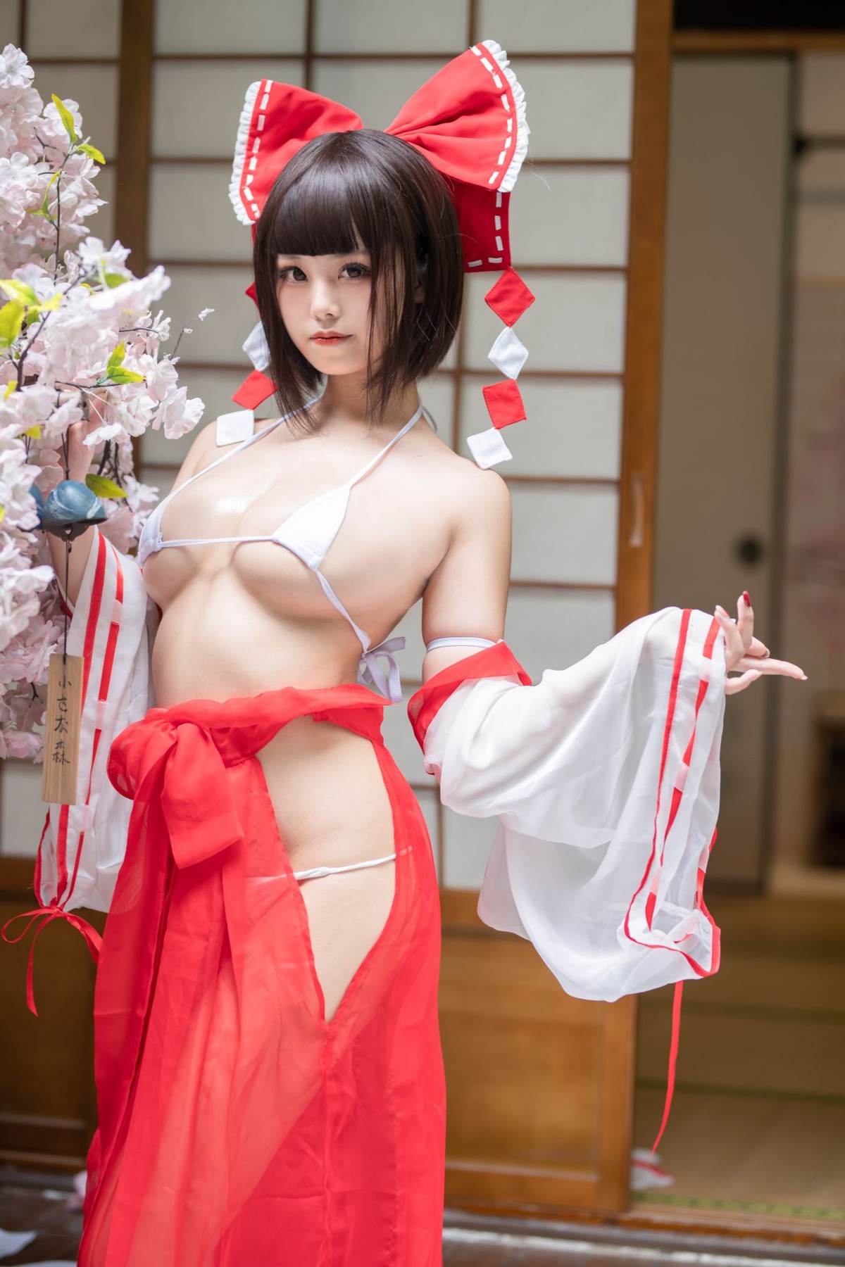蜜汁貓裘 Cosplay 巫女 Miko Sister
