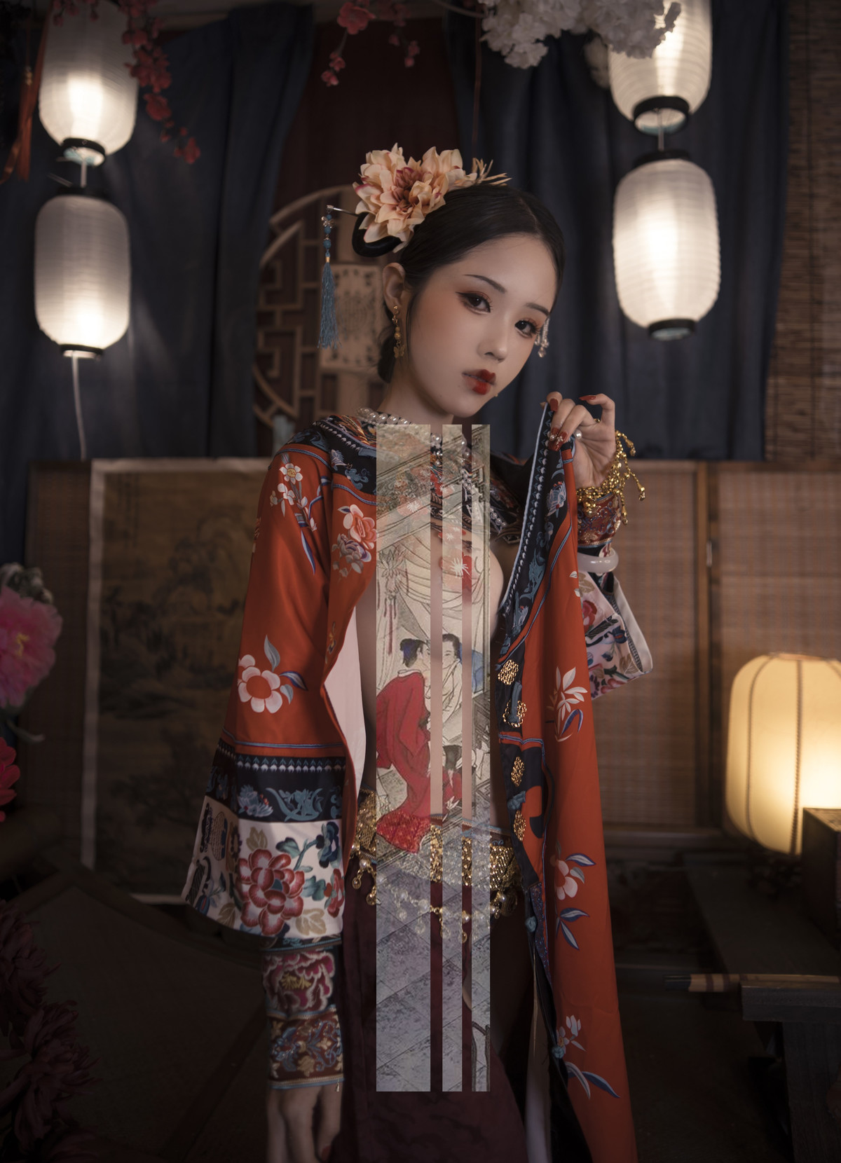 Cosplay 钛合金大粑粑 满清服饰