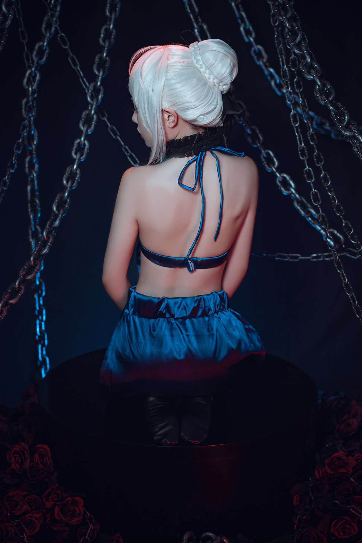 爆机少女喵小吉 Cosplay 黑呆 Saber Alter