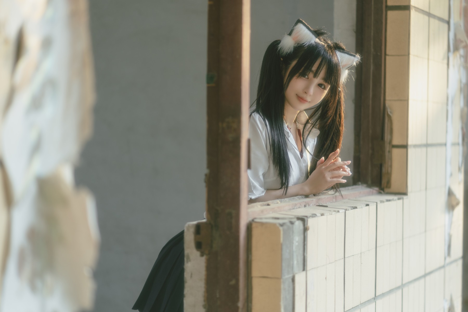 桜井宁宁 Cosplay 废墟jk