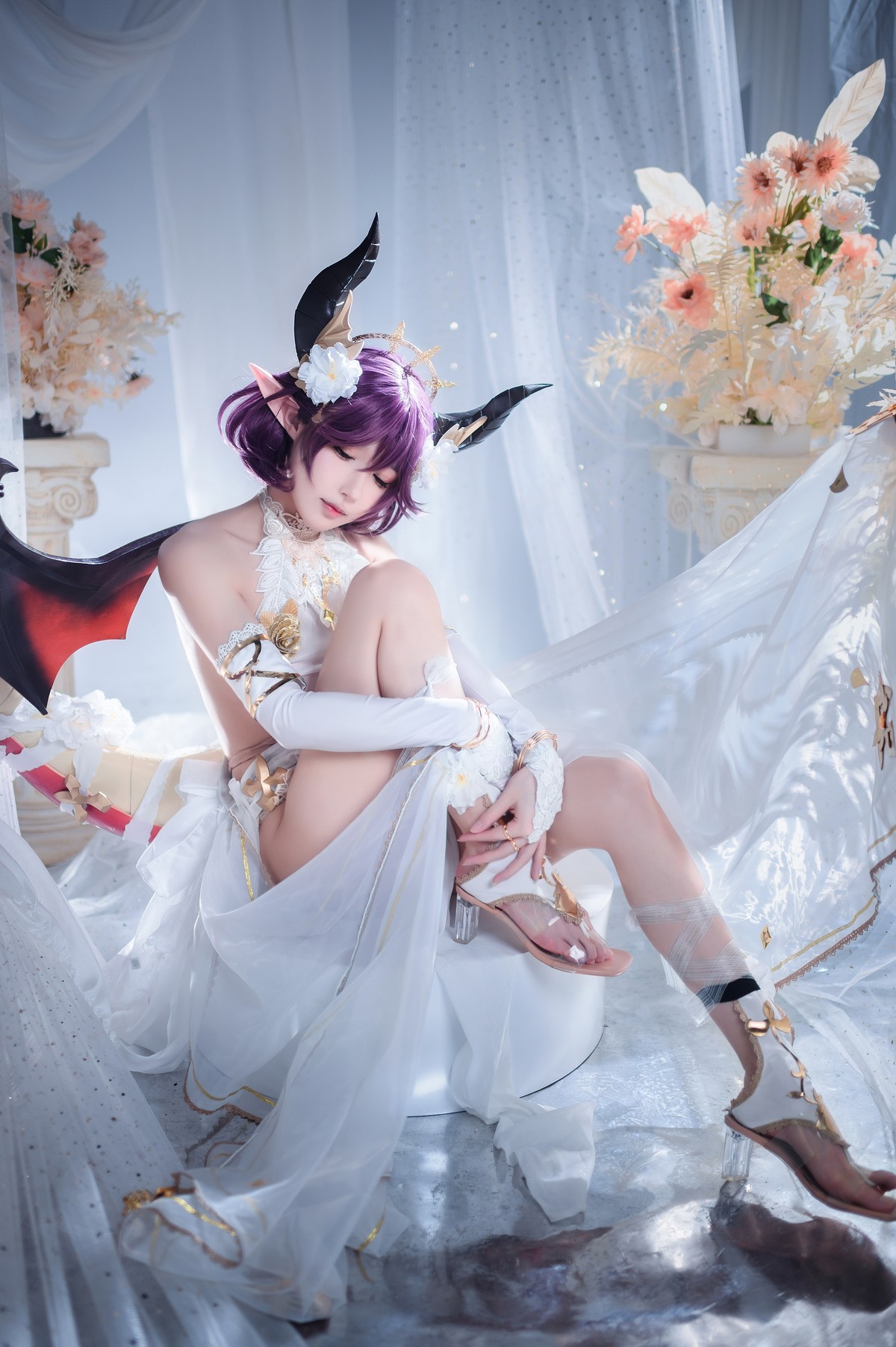 阿包也是兔娘 Cosplay 碧蓝幻想古蕾娅 龙娘