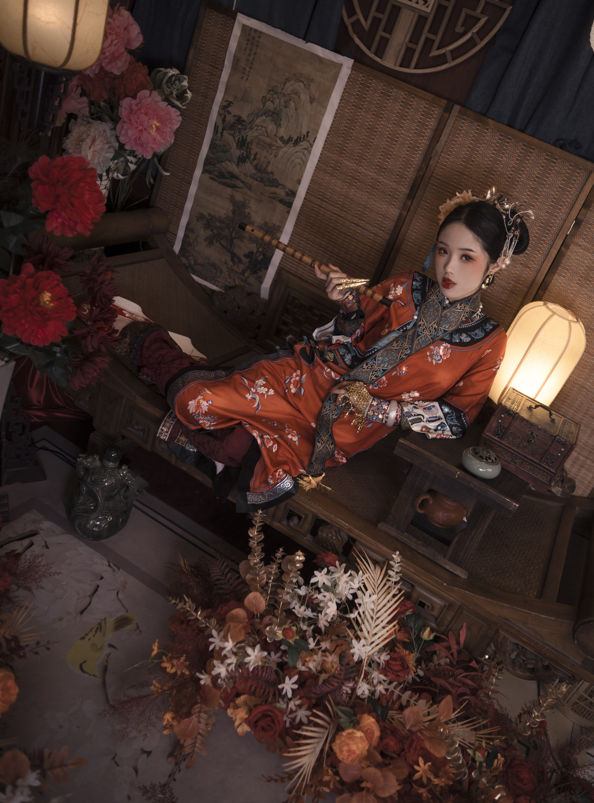 Cosplay 钛合金大粑粑 满清服饰