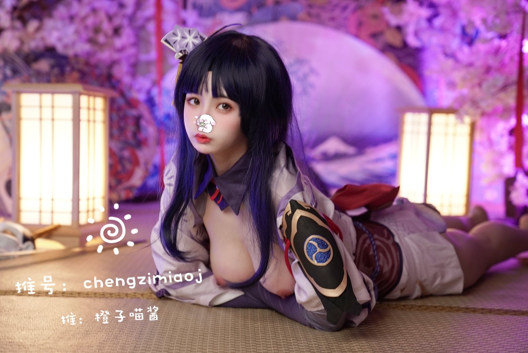 橙子喵酱 Cosplay 雷神
