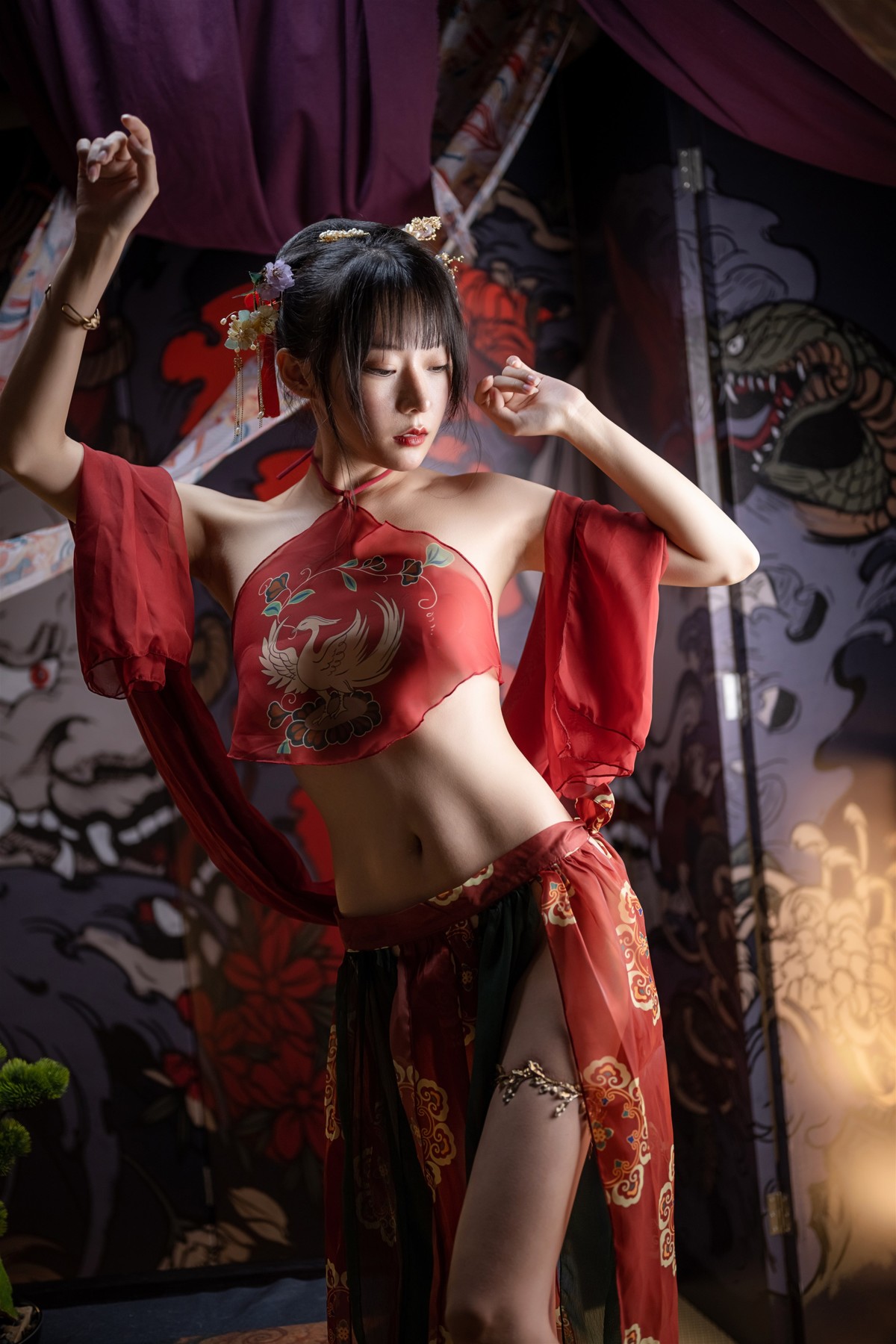 Cosplay 香草喵露露 春节贺图
