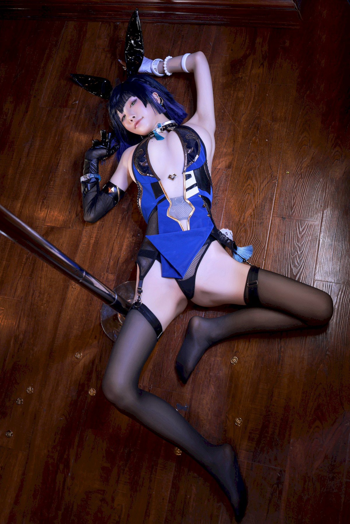 水淼aqua Cosplay 夜兰 Yelan Vol.02