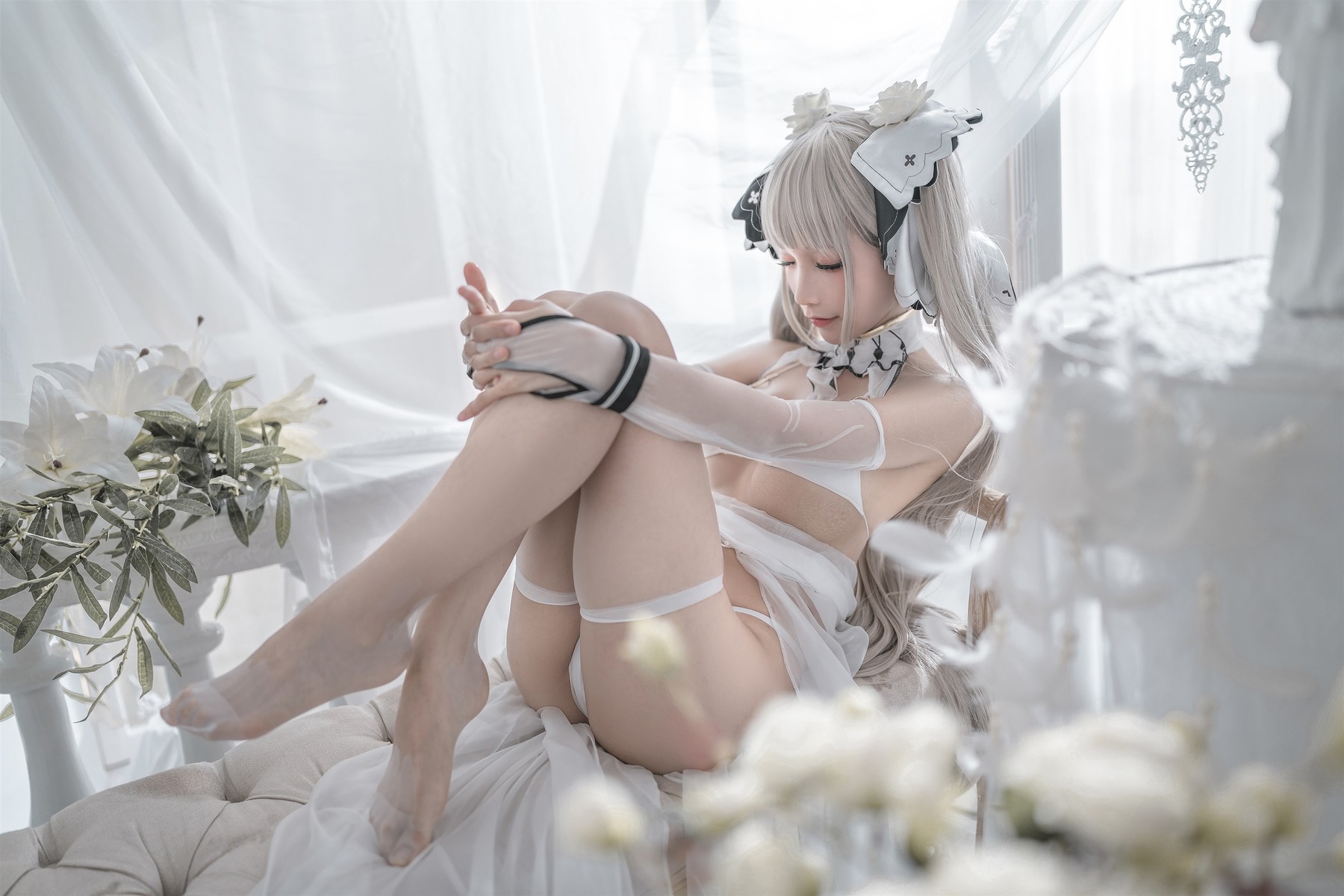 蠢沫沫 Cosplay 可畏婚纱