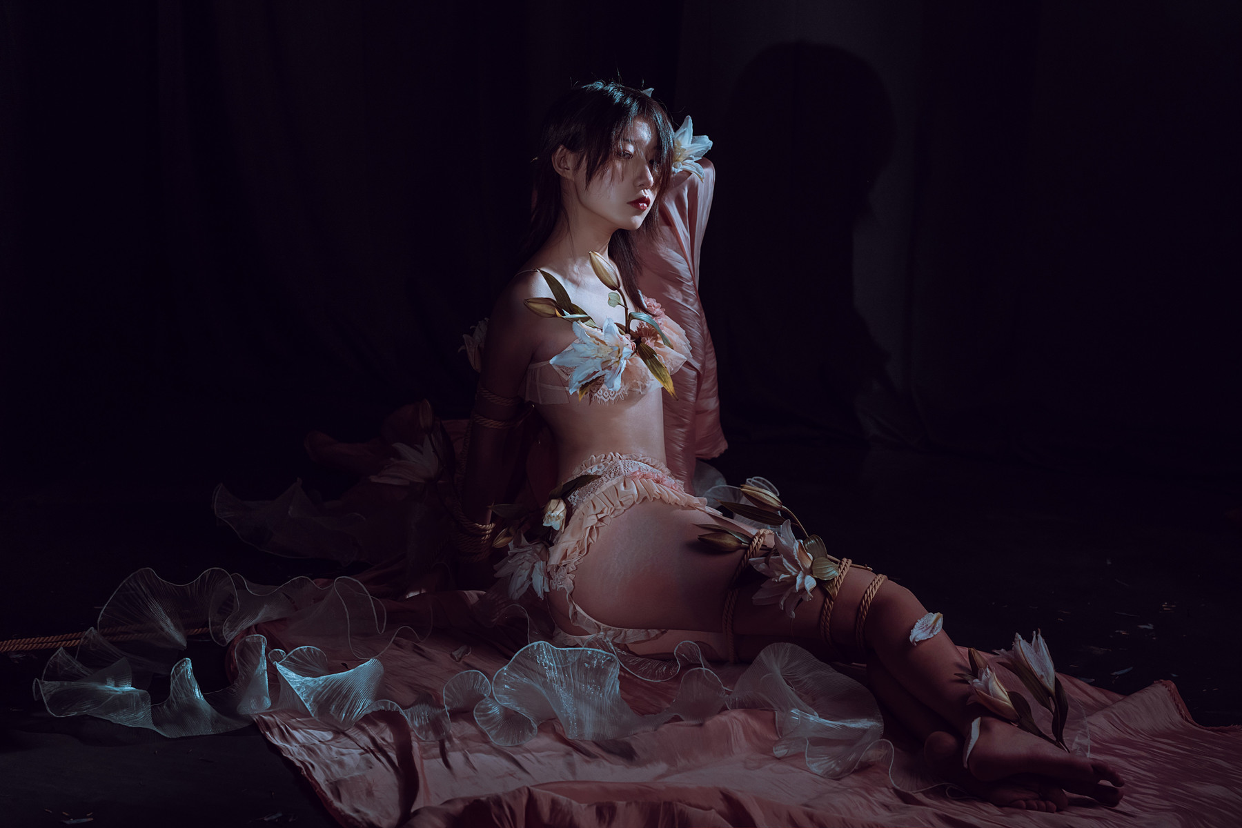 云溪溪 Cosplay 花与绳 Flower and Rope