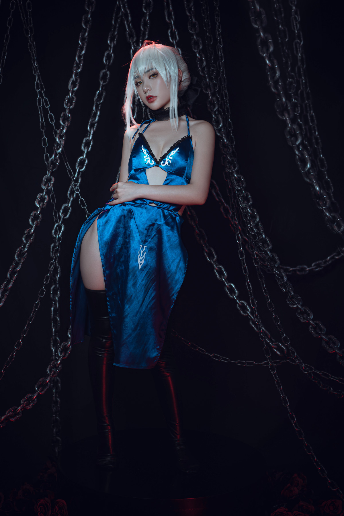 爆机少女喵小吉 Cosplay 黑呆 Saber Alter