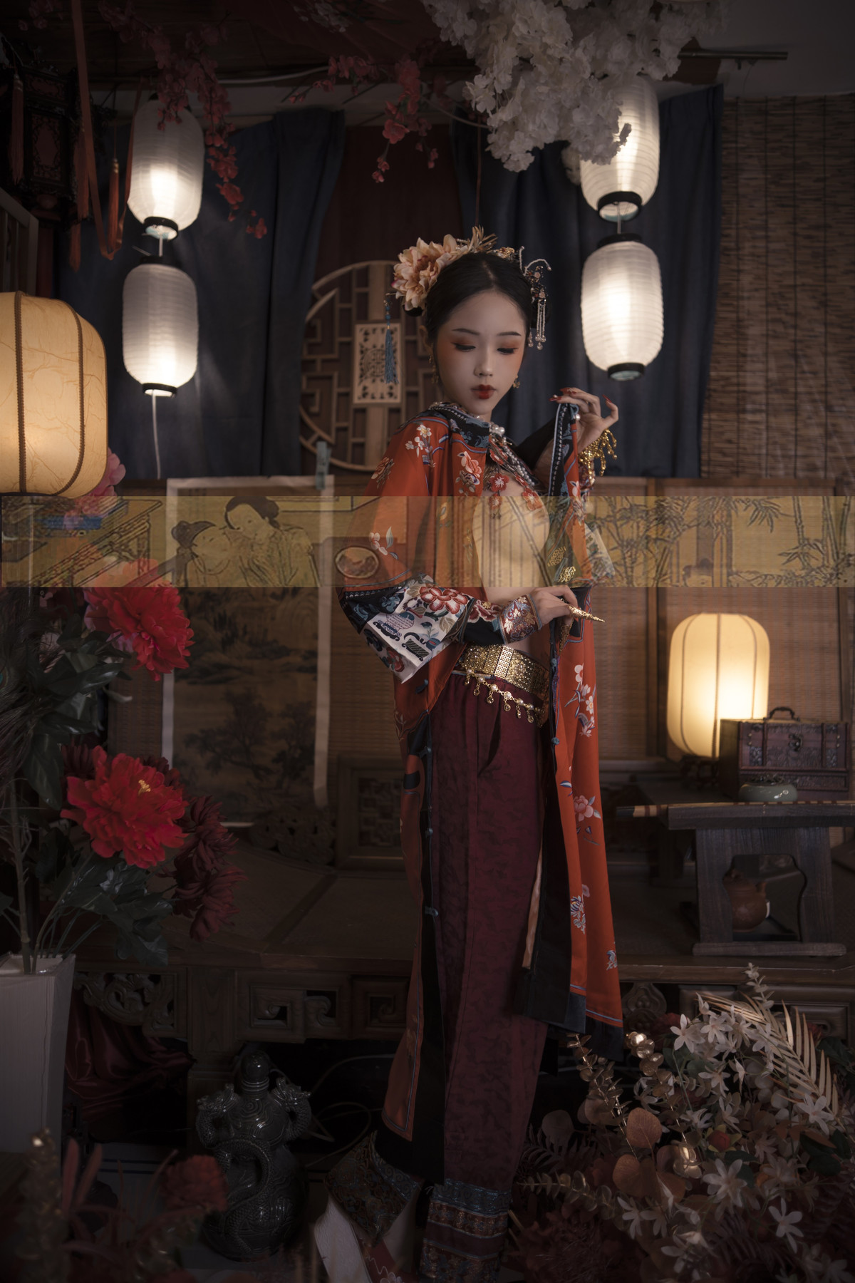 Cosplay 钛合金大粑粑 满清服饰
