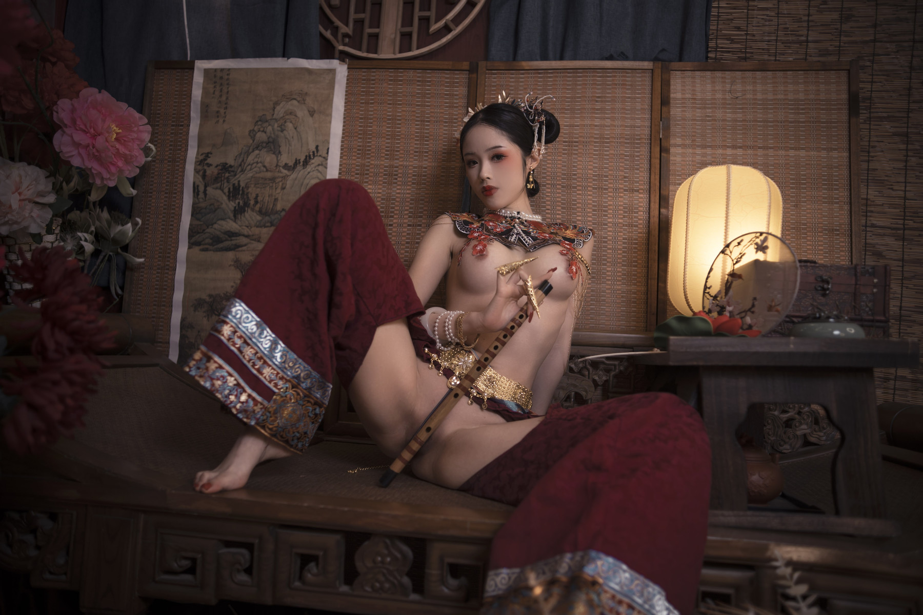 Cosplay 钛合金大粑粑 满清服饰