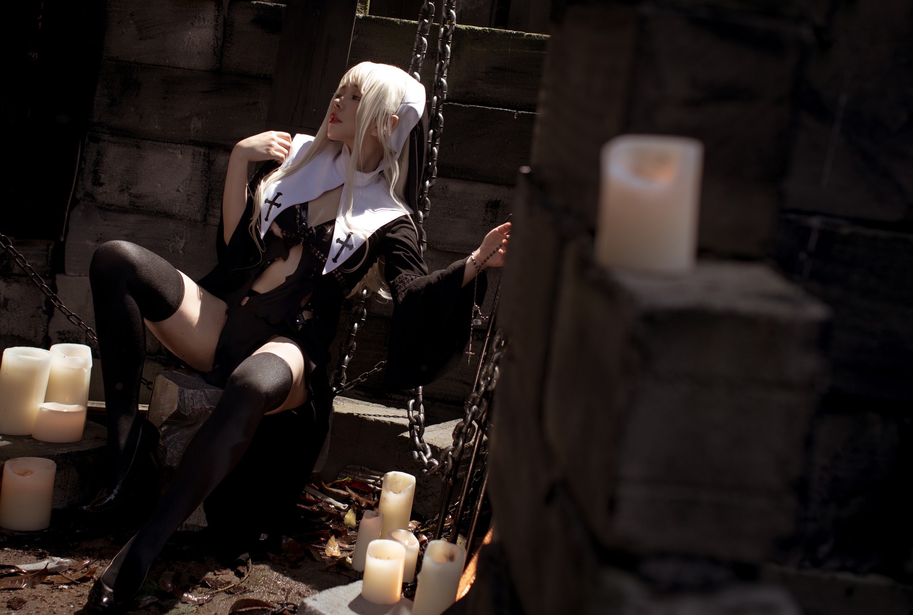 NinJA阿寨寨 Cosplay 赎罪修女