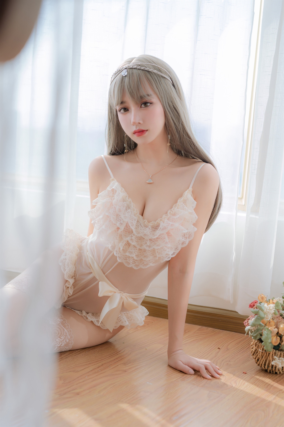 斗鱼米线线sama写真 Cosplay 凡尔赛公主