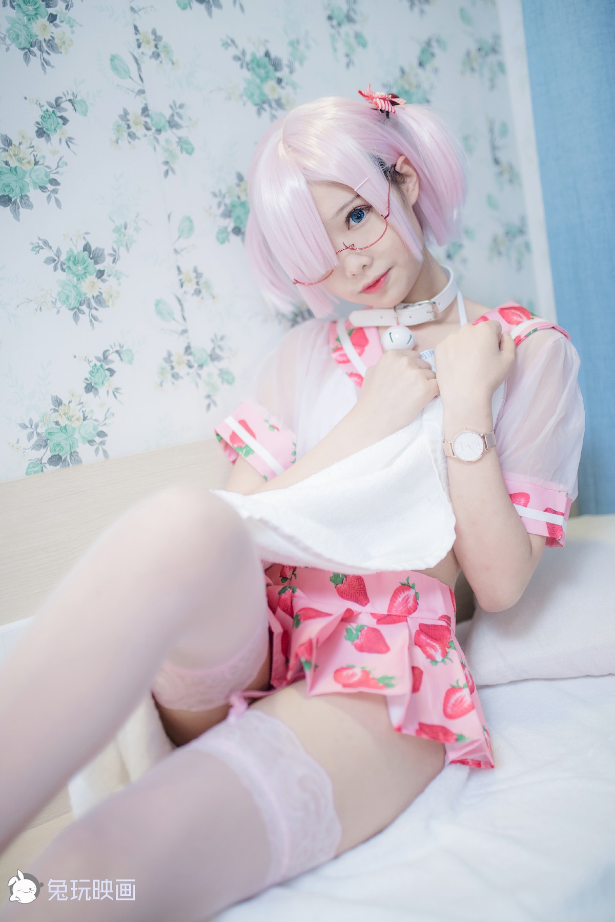 Cosplay 兔玩映画 草莓裙