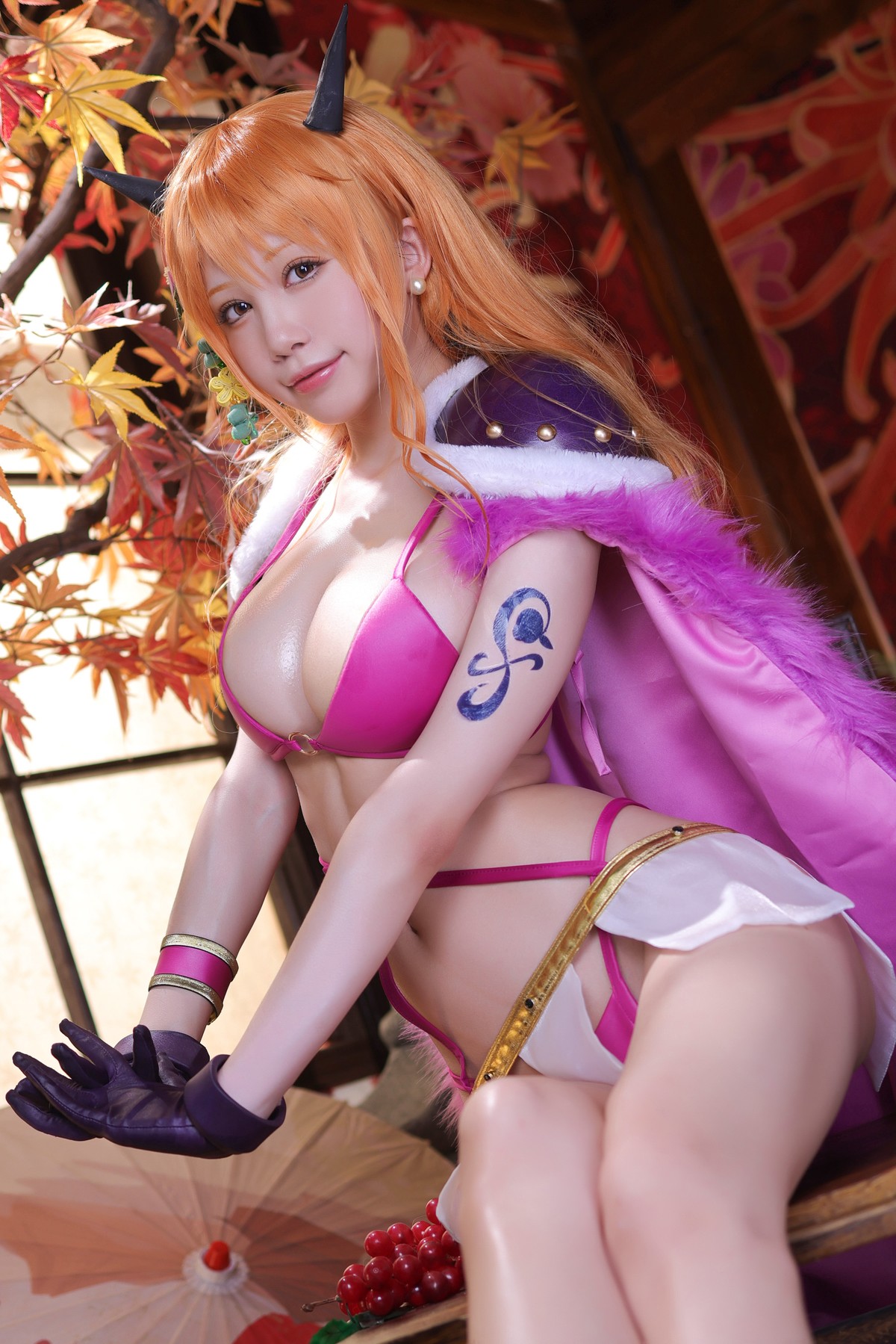 水淼aqua Cosplay 海贼王 娜美