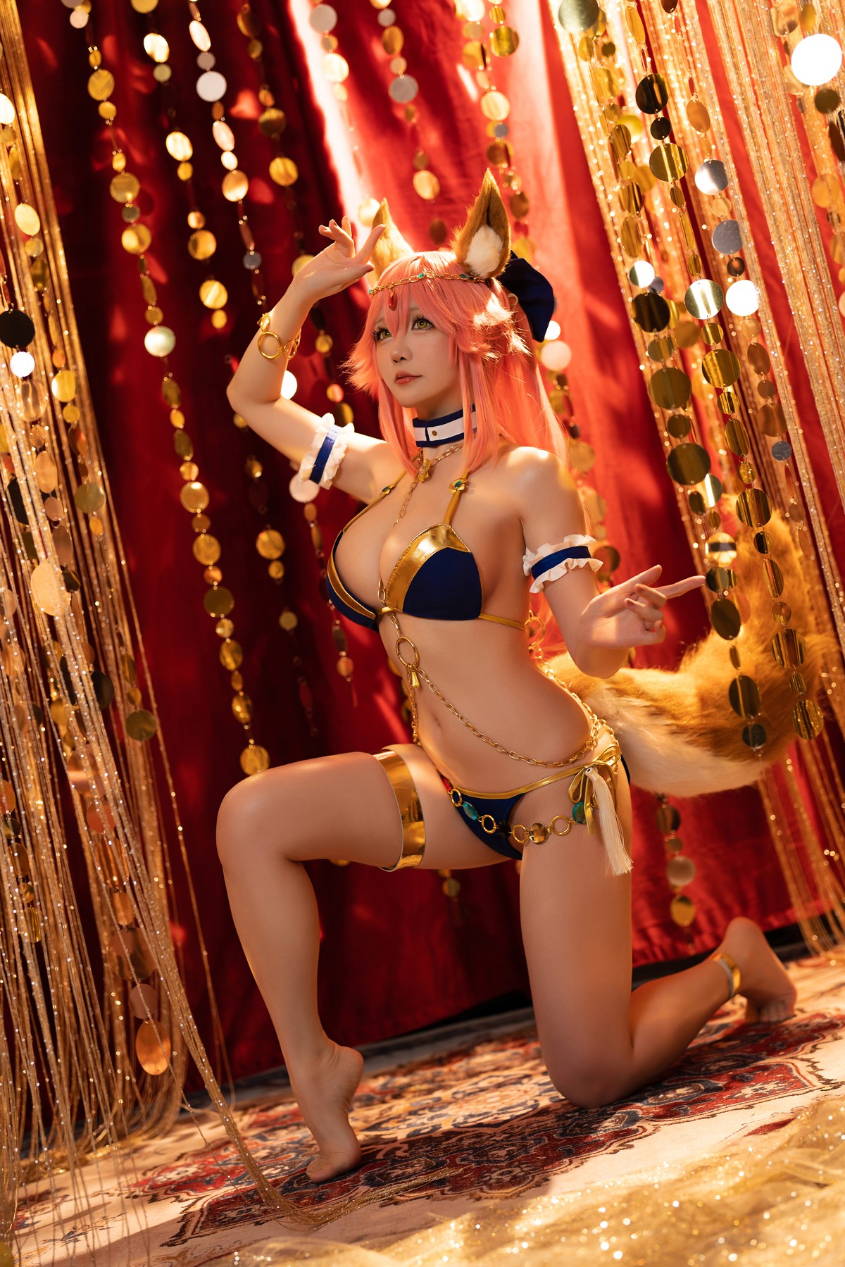 星之迟迟 Cosplay 玉藻前舞娘