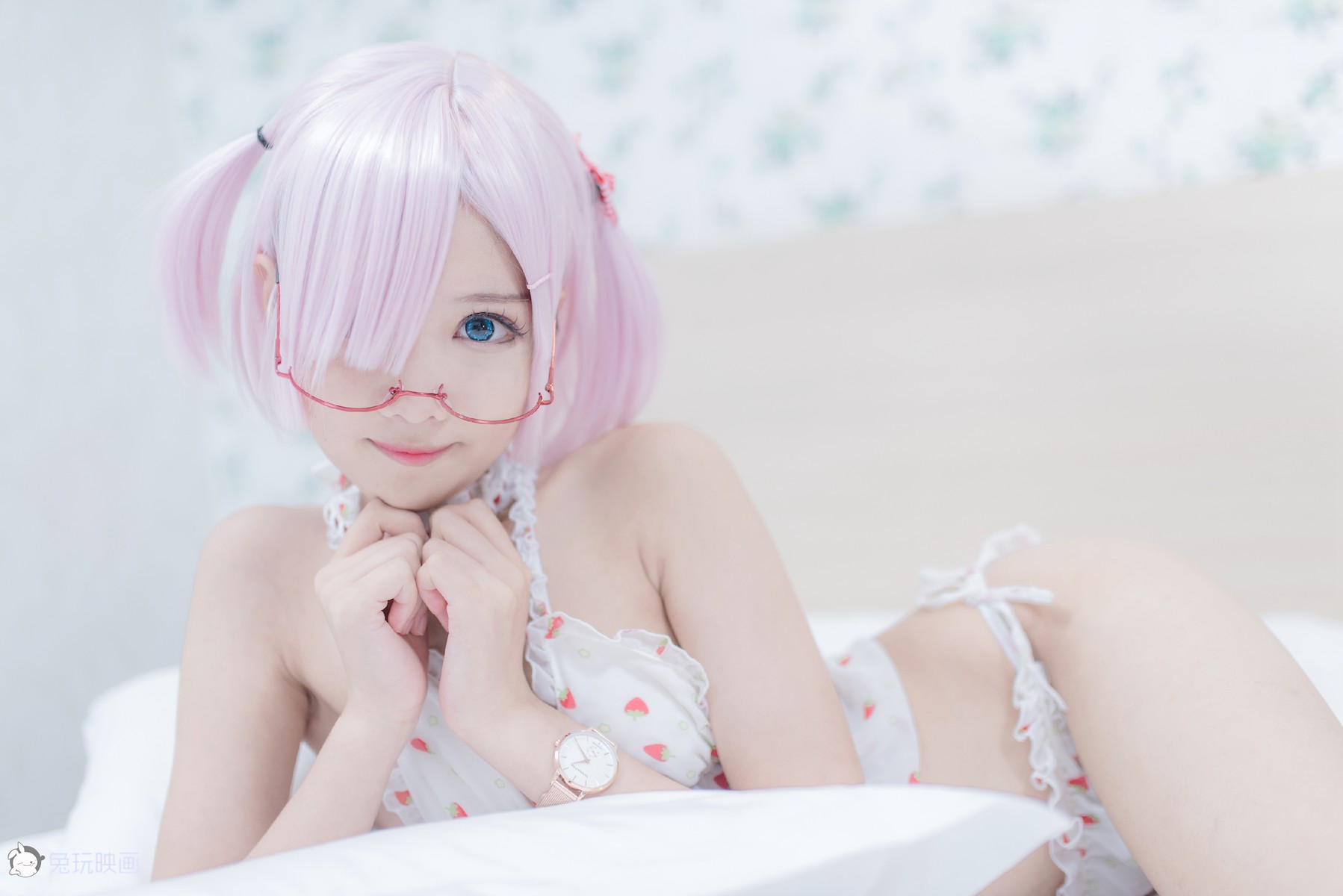 Cosplay 兔玩映画 草莓裙