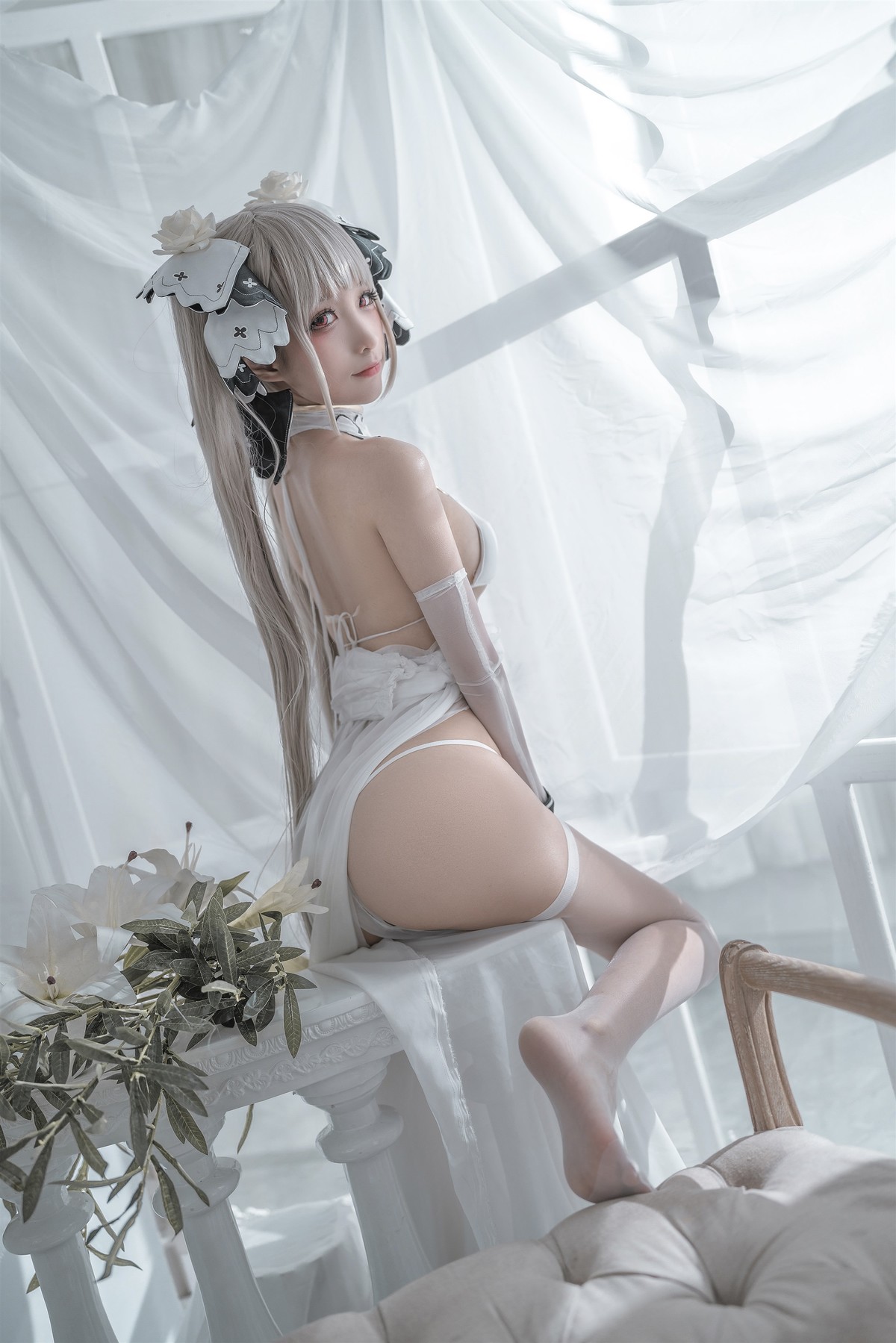 蠢沫沫 Cosplay 可畏婚纱