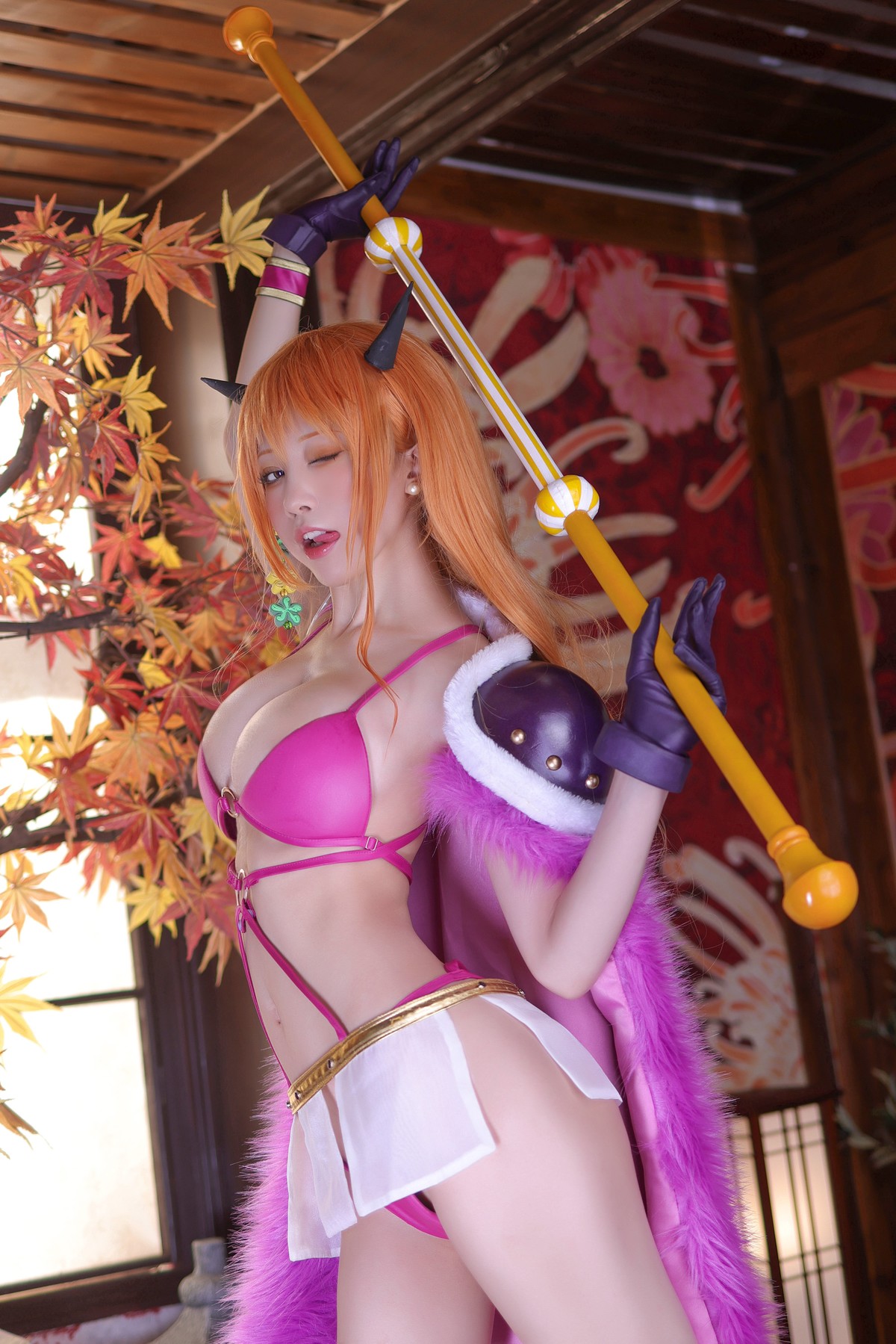 水淼aqua Cosplay 海贼王 娜美