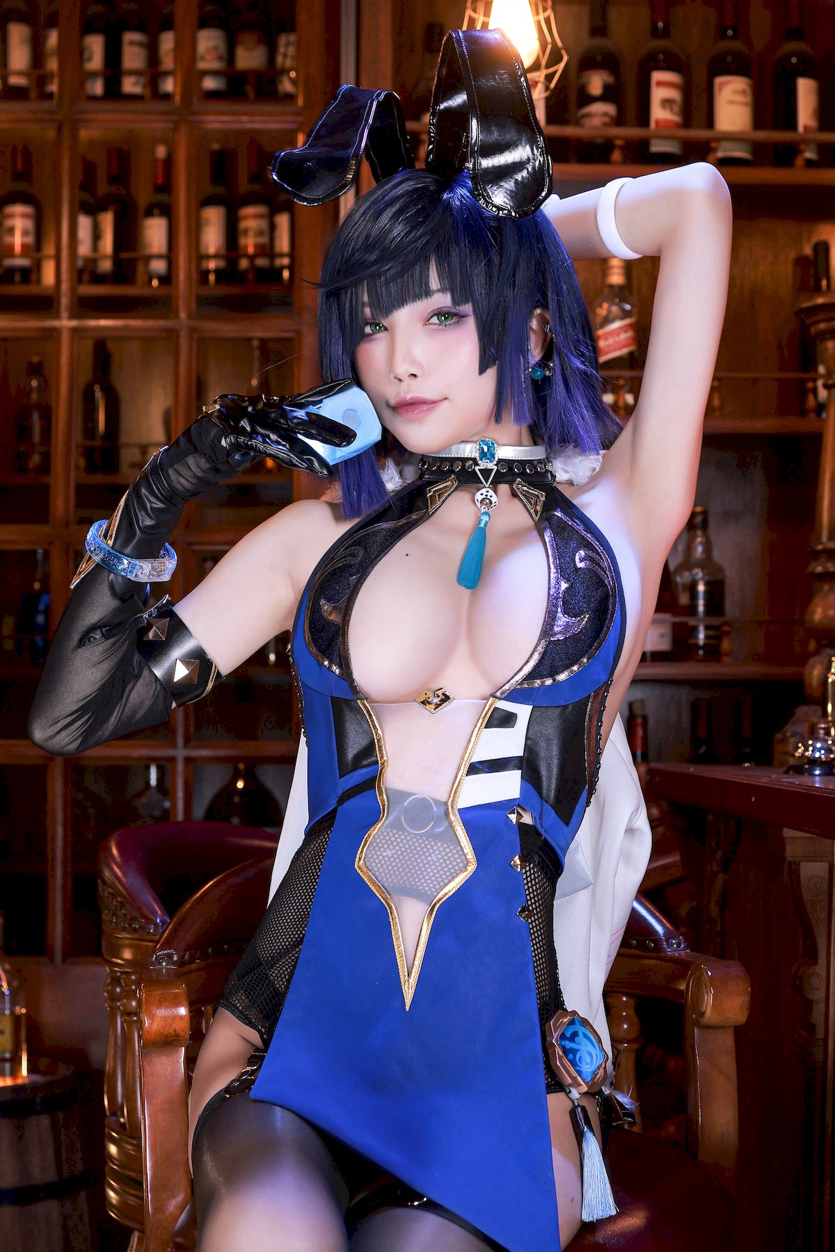 水淼aqua Cosplay 夜兰 Yelan Vol.02