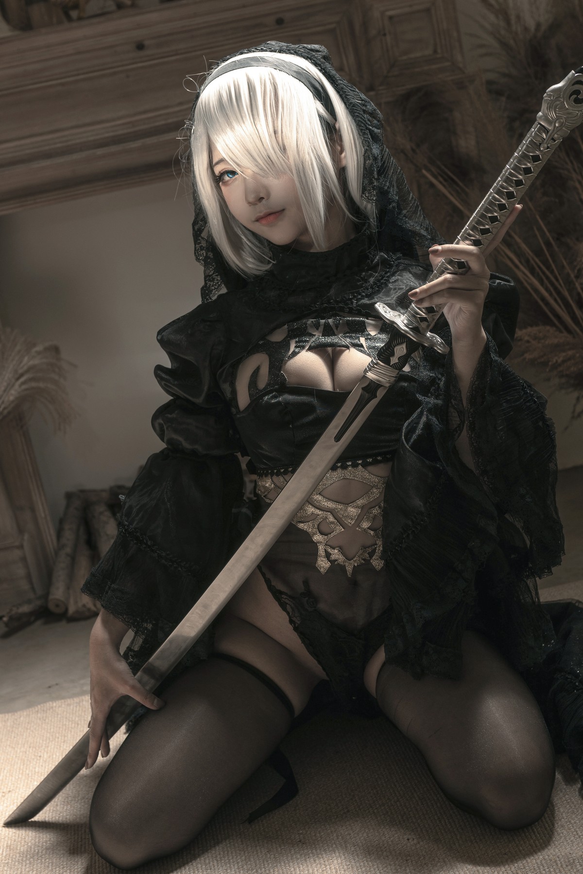 Cosplay 蠢沫沫 Chunmomo 尼尔纪元 黑花嫁