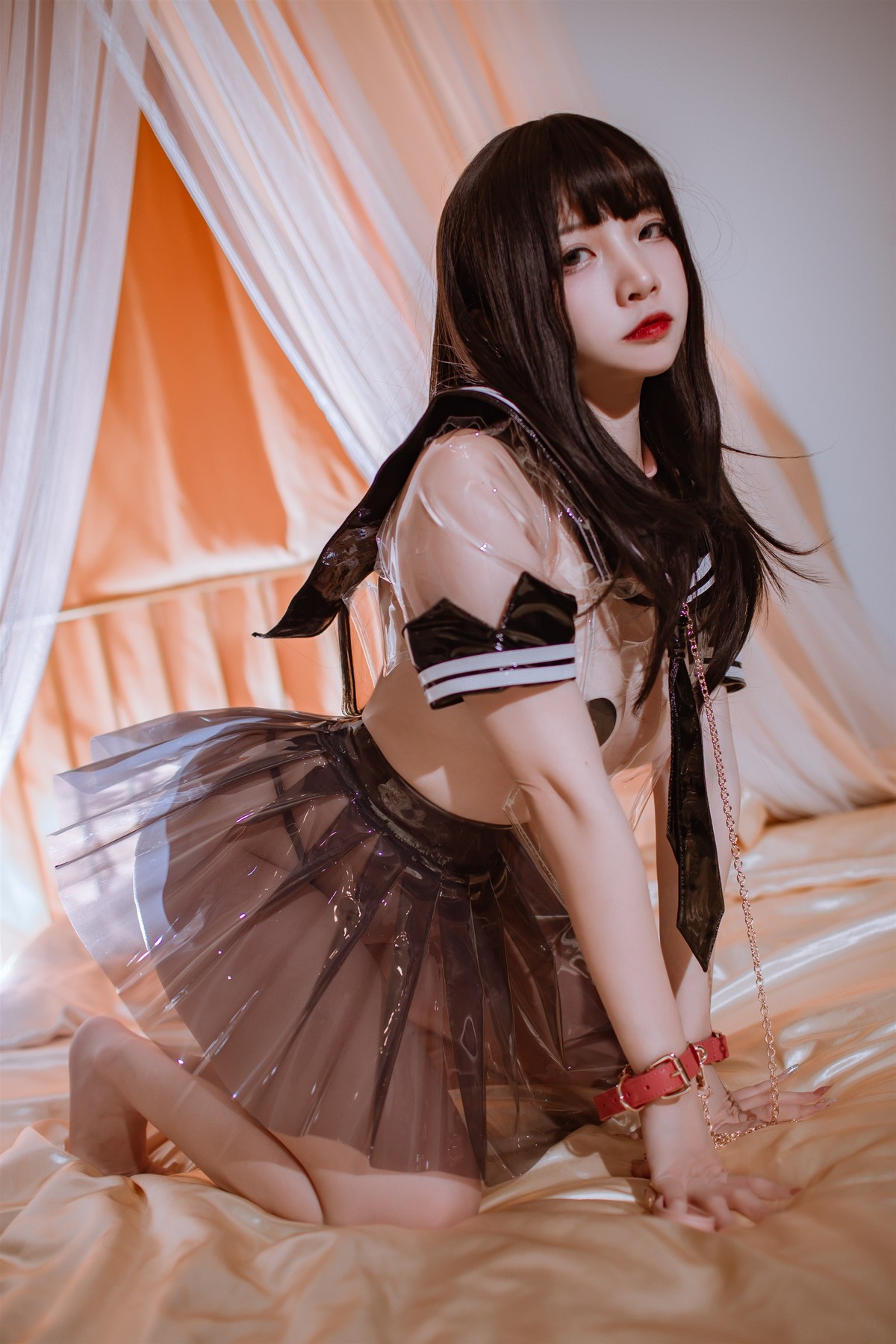 Cosplay 二佐Nisa 透明JK