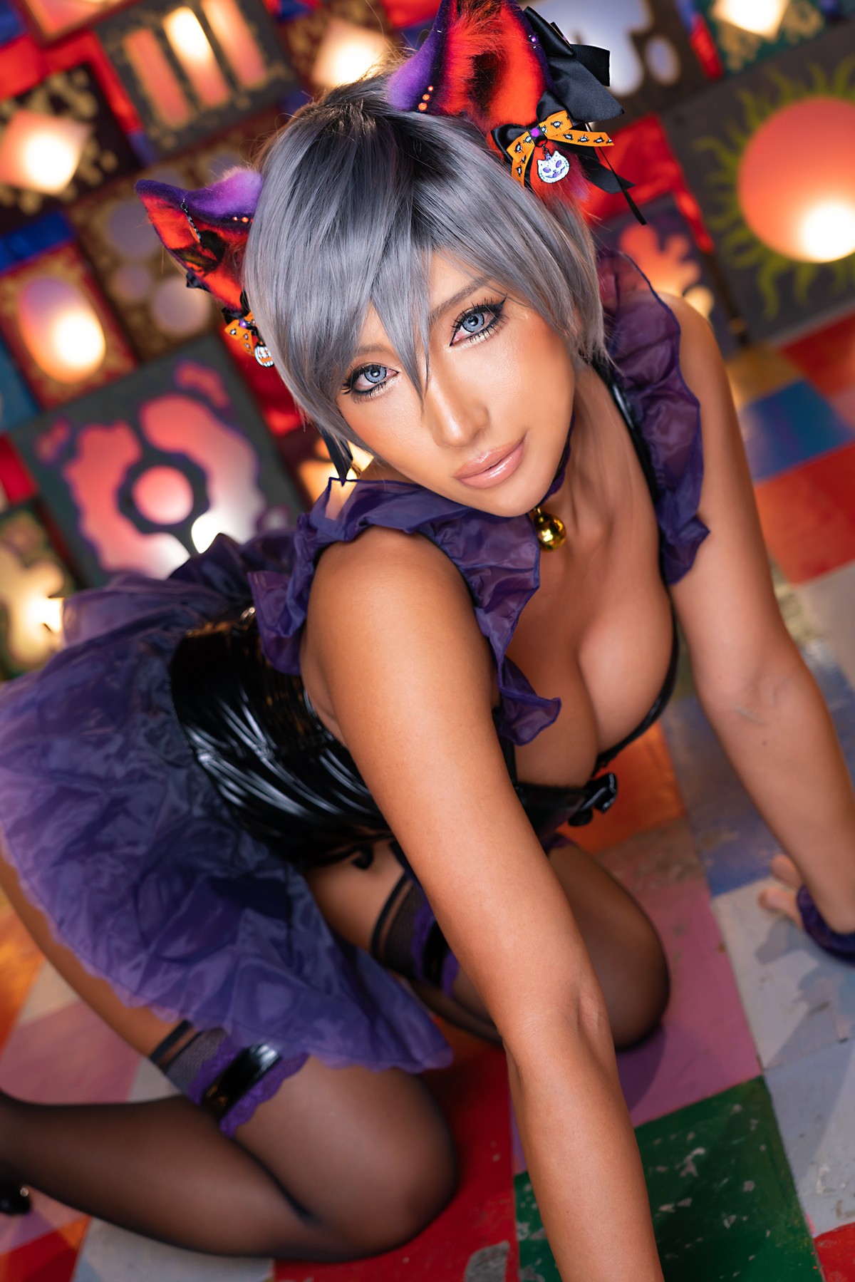 Cosplay Nonsummerjack ハロウィンキャットだにゃにゃにゃん
