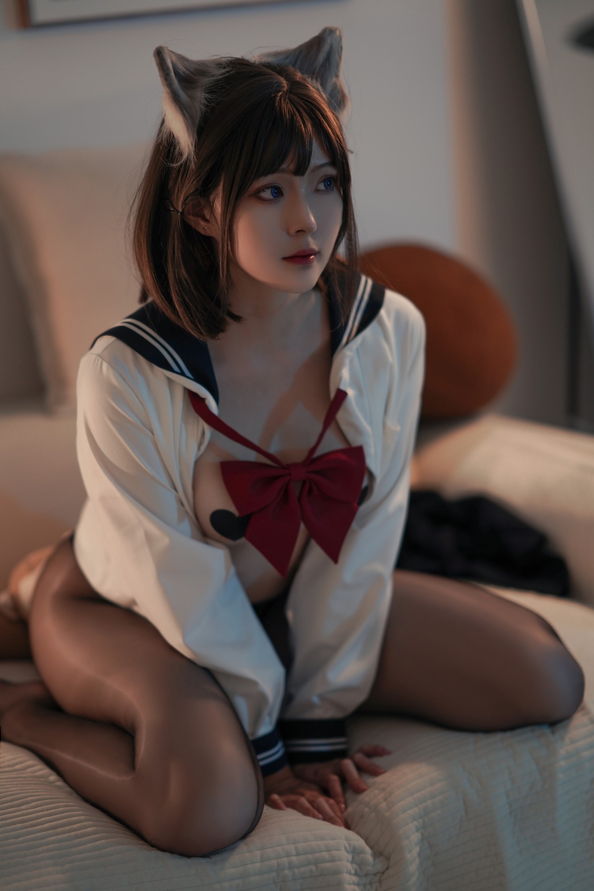 Cosplay Natsuko夏夏子 大尾巴猫