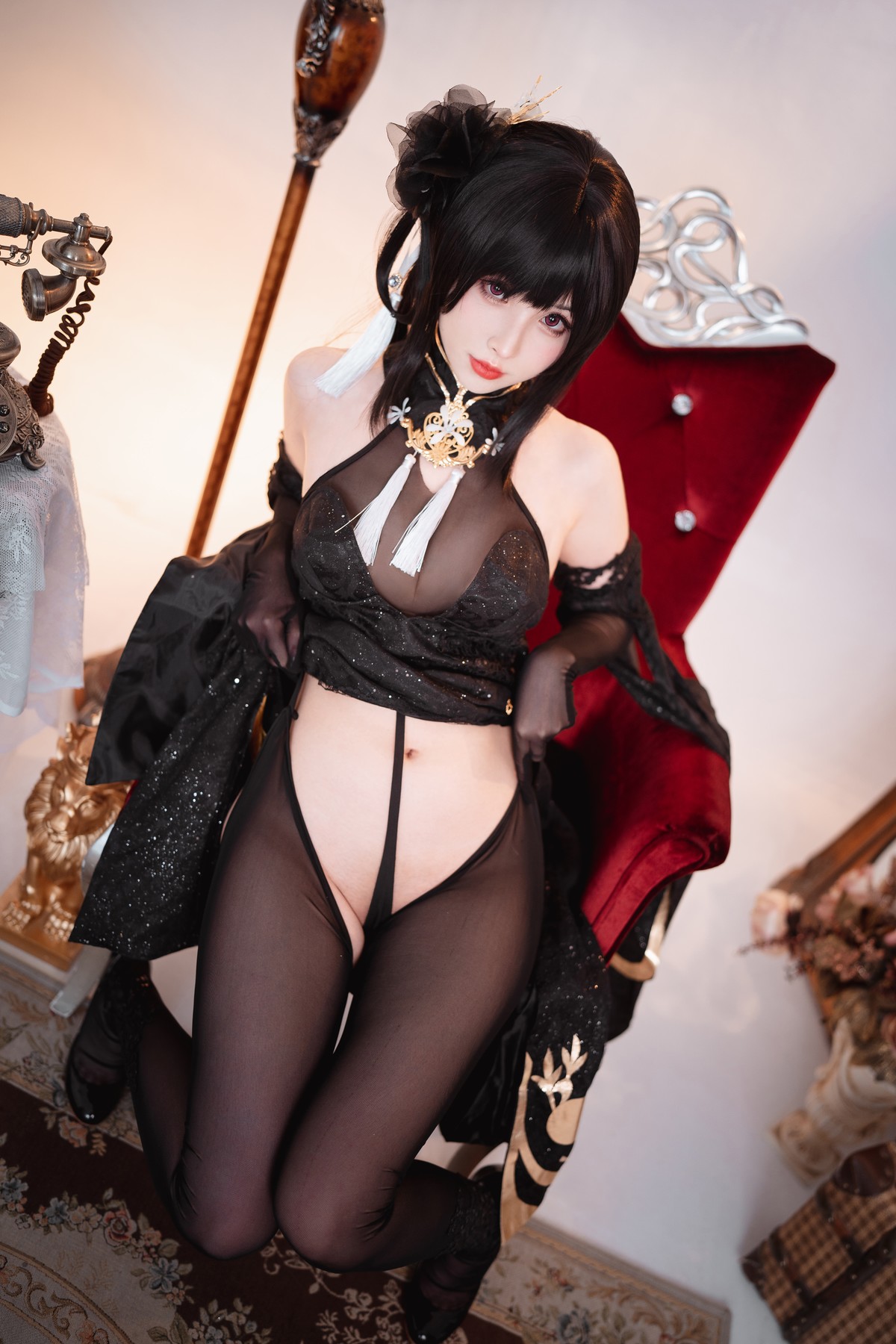 Rioko凉凉子 Cosplay 黑白镇海双人