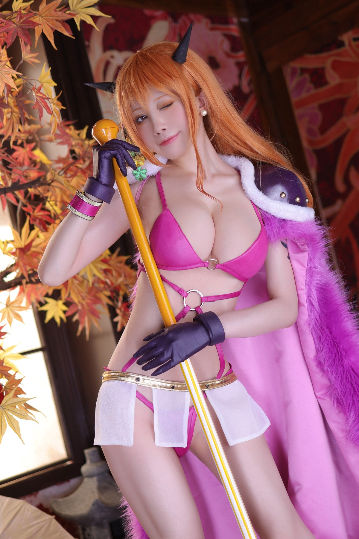 水淼aqua Cosplay 海贼王 娜美