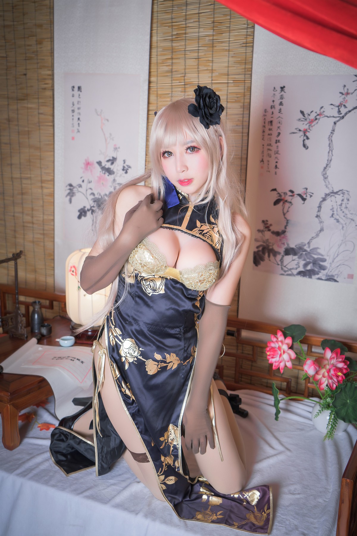 黑米粥 Cosplay 金莲