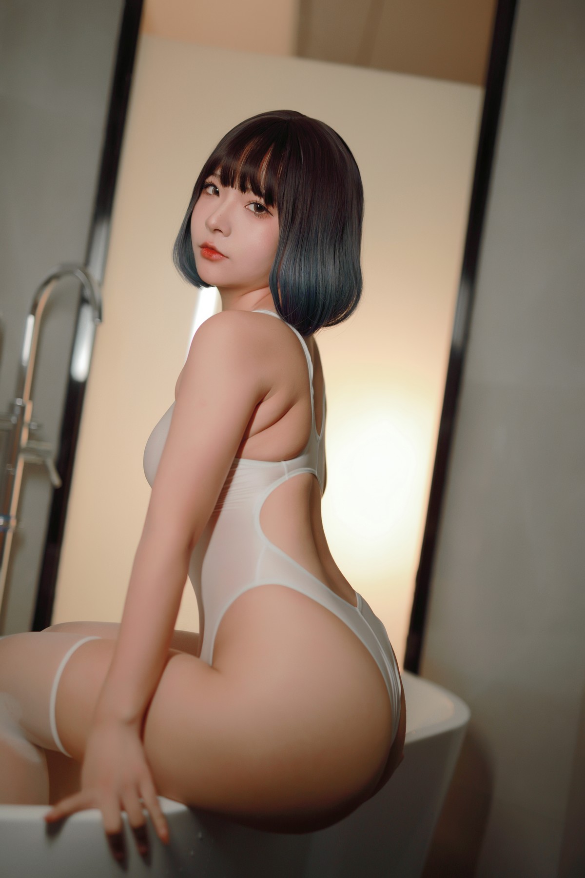 Cosplay Yuuhui玉汇 游泳部学妹 No.02