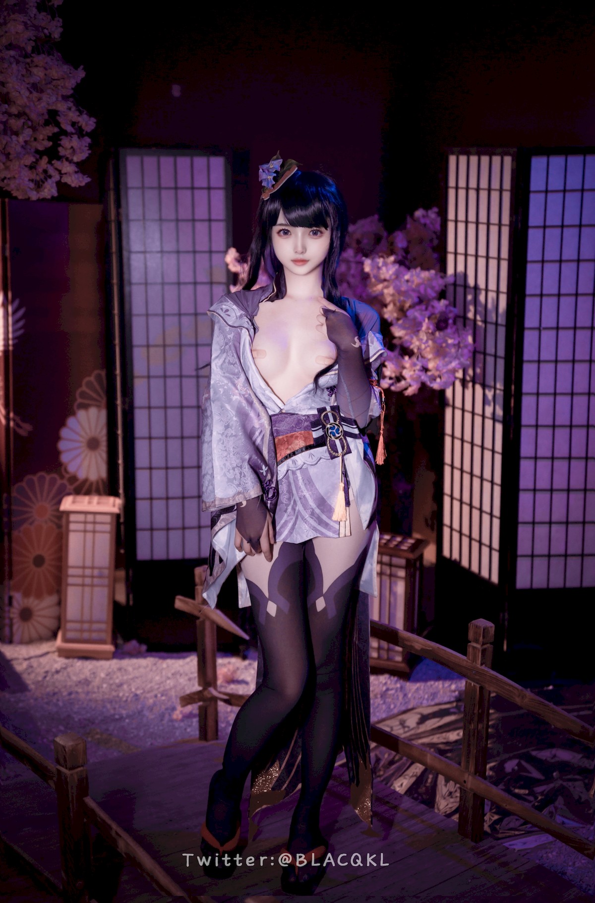 Cosplay 白莉愛吃巧克力 雷電將軍