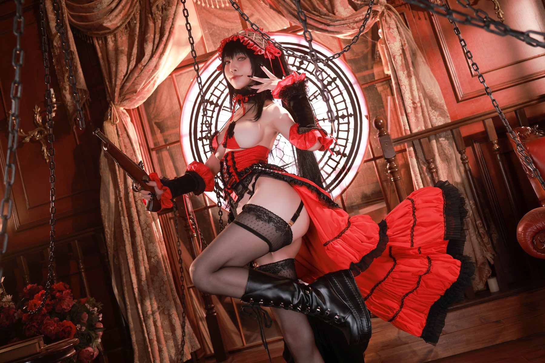 水淼aqua Cosplay 时崎狂三