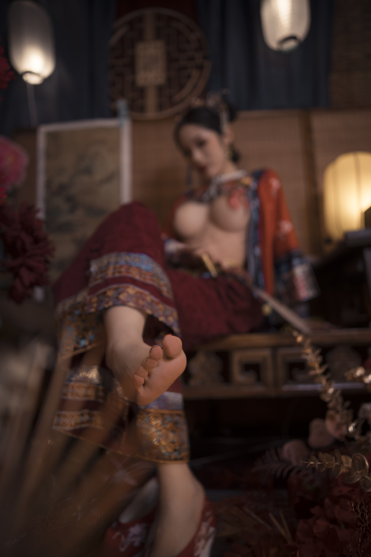 Cosplay 钛合金大粑粑 满清服饰