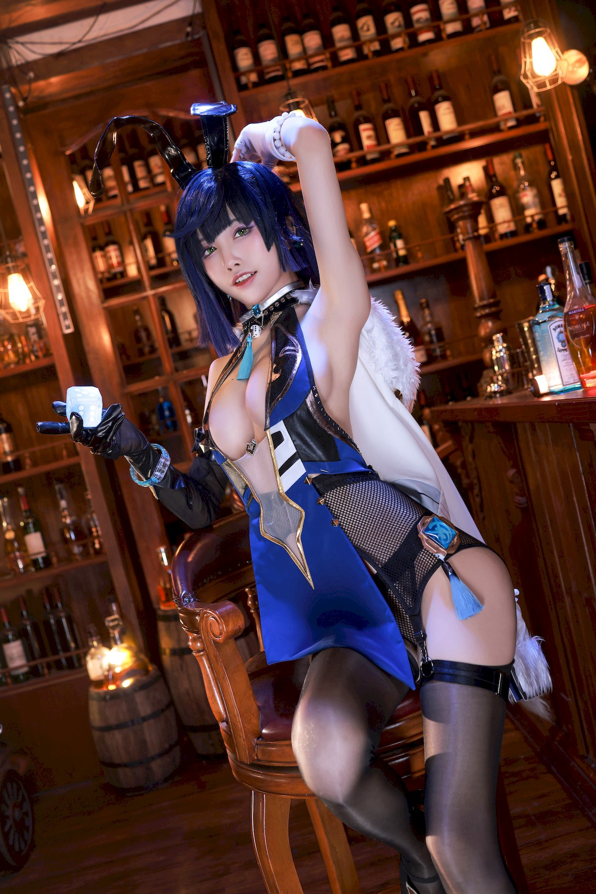水淼aqua Cosplay 夜兰 Yelan Vol.02