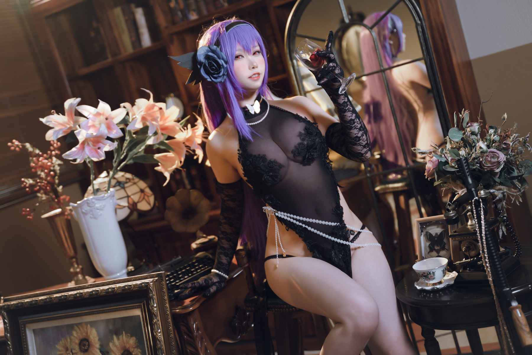 Cosplay 一北亦北 ZB-26 暗蔷摇曳