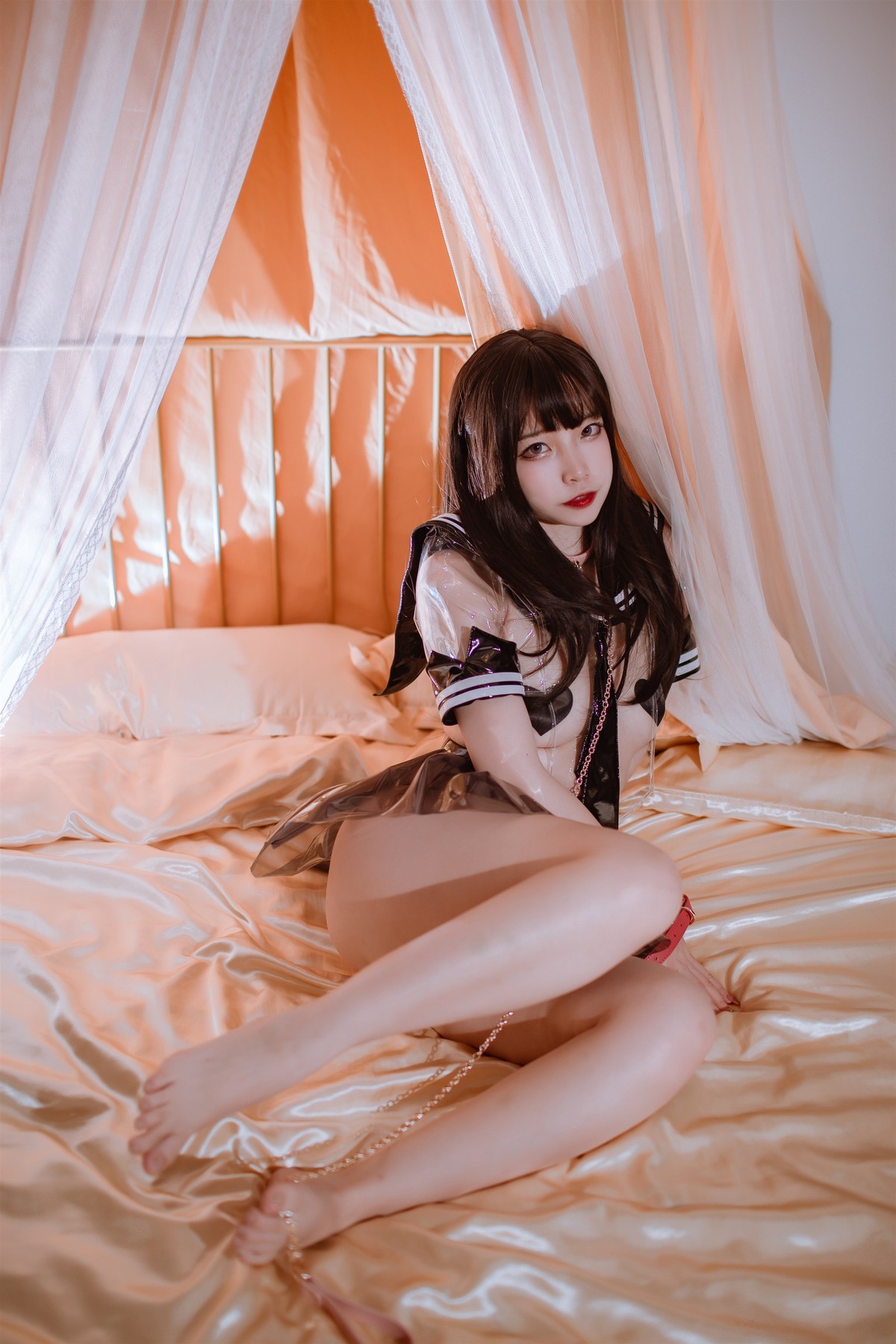 Cosplay 二佐Nisa 透明JK