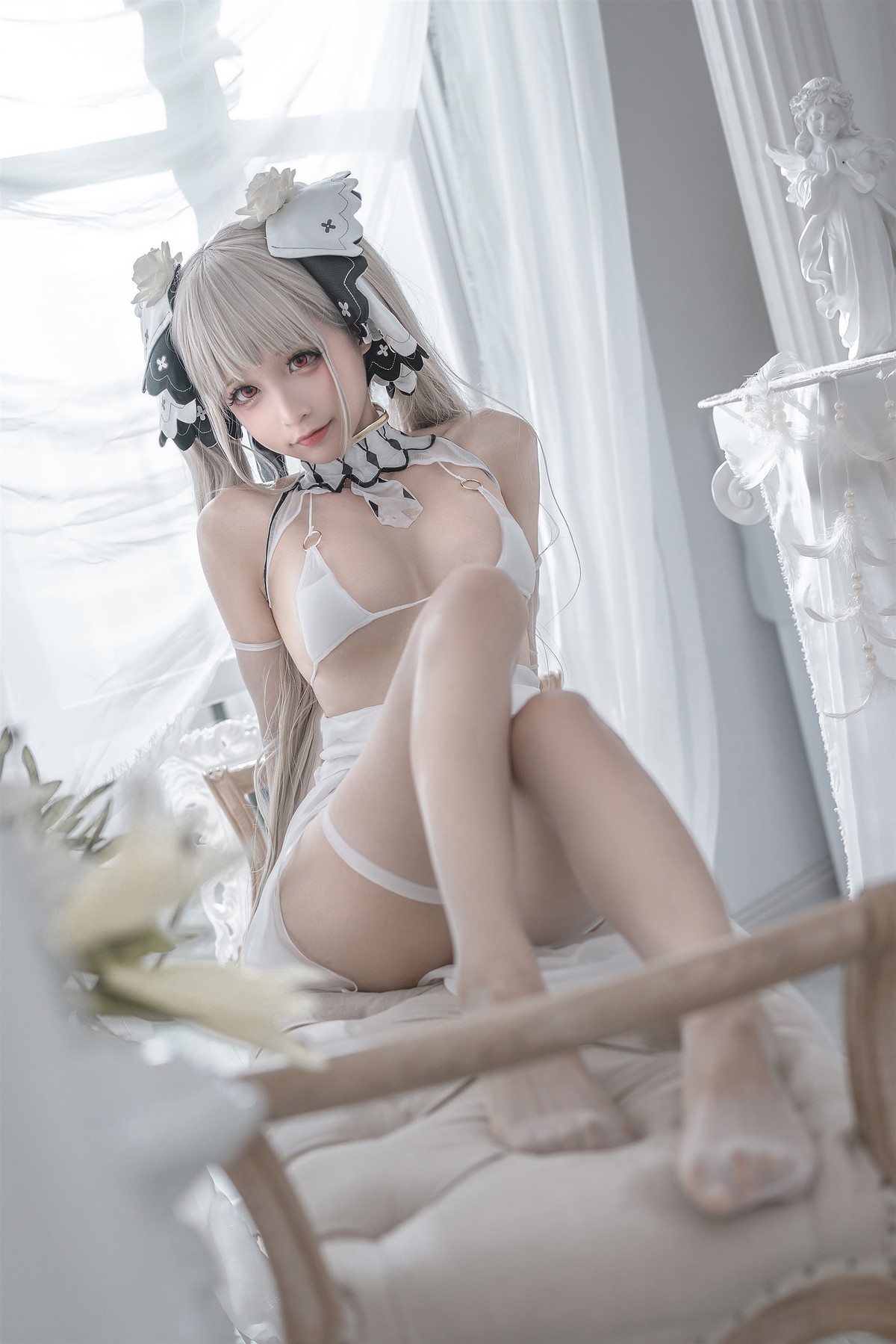 蠢沫沫 Cosplay 可畏婚纱