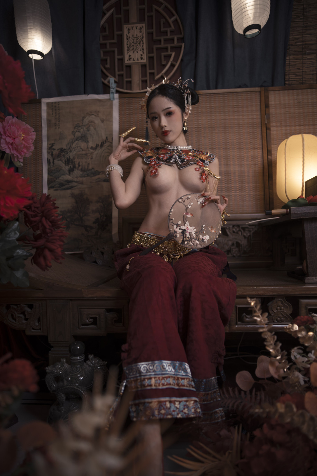 Cosplay 钛合金大粑粑 满清服饰