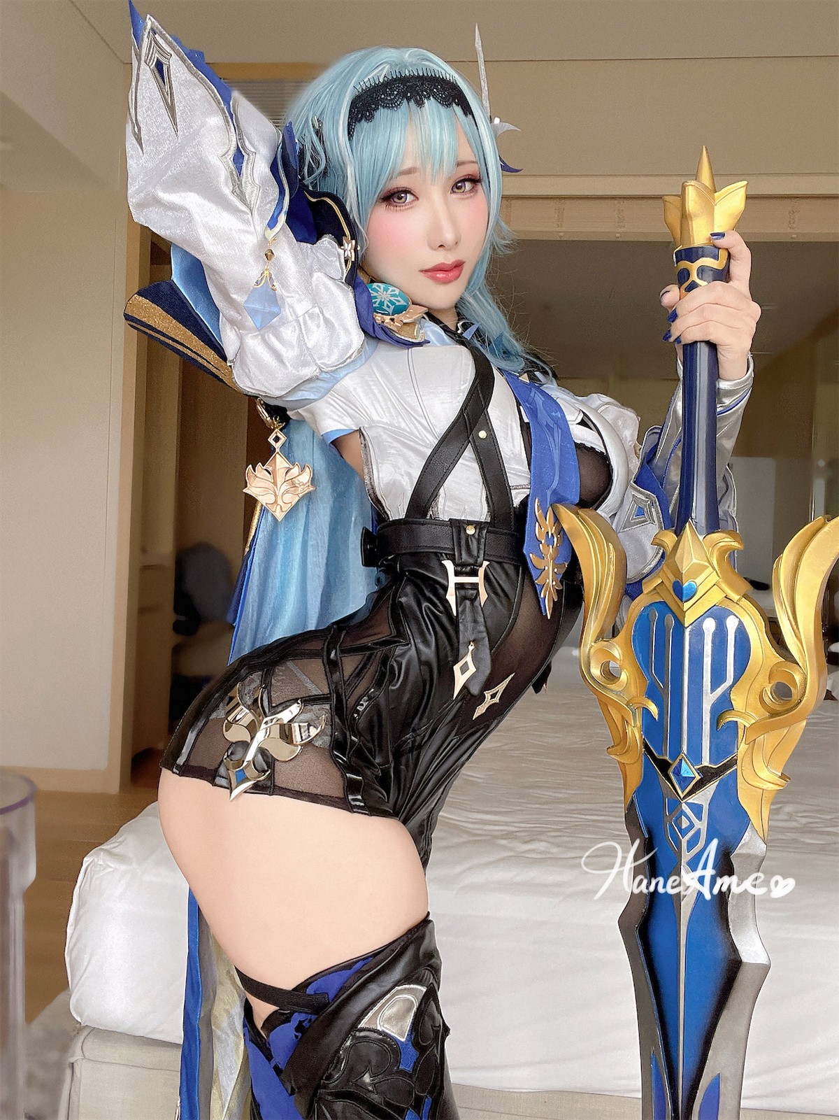 雨波HaneAme Cosplay Eula Lawrence Genshin Impact