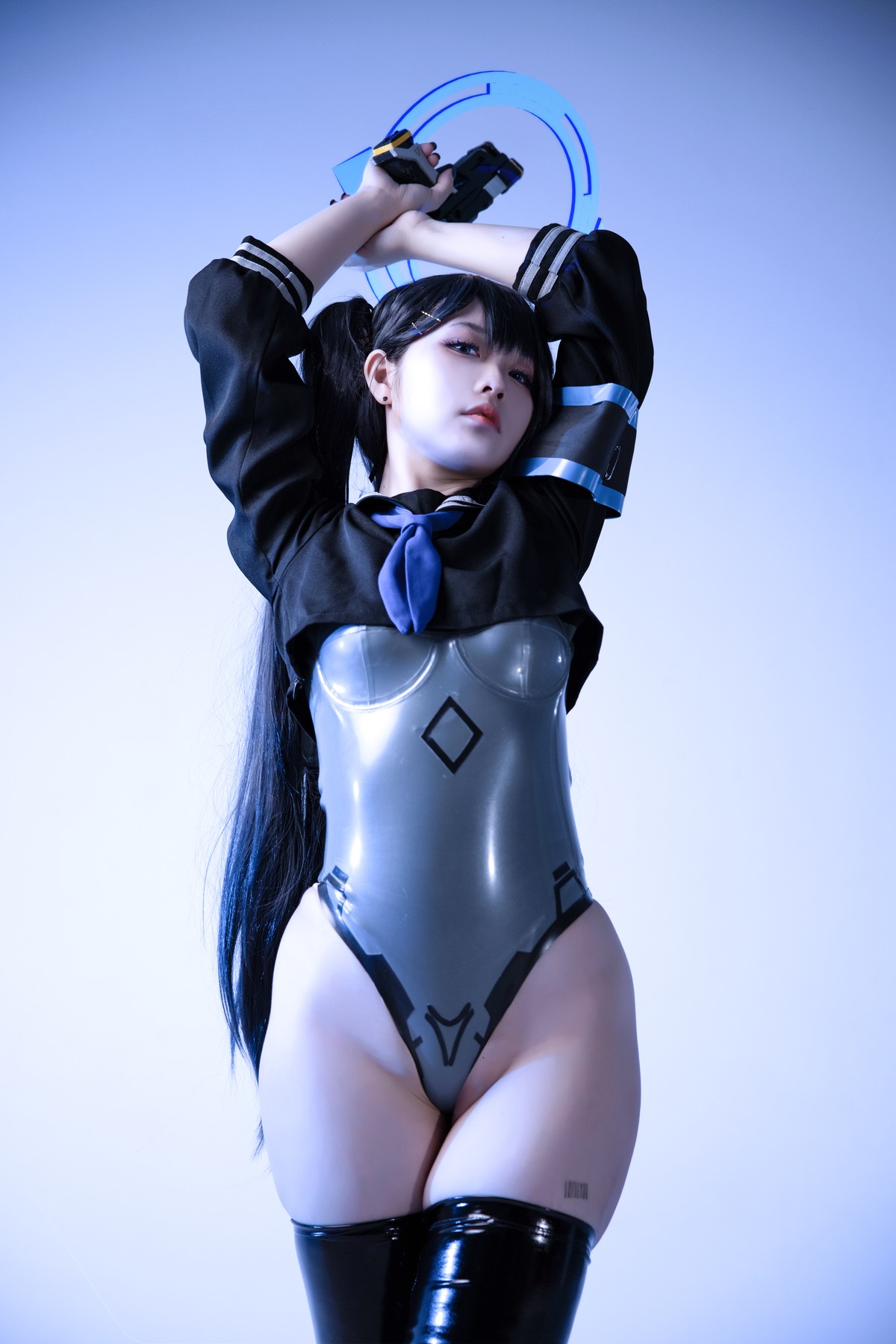 Cosplay G44不会受伤 碧蓝档案 猫塚响