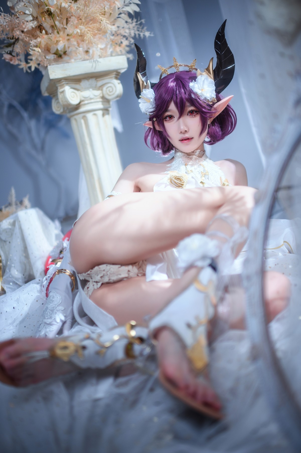 阿包也是兔娘 Cosplay 碧蓝幻想古蕾娅 龙娘