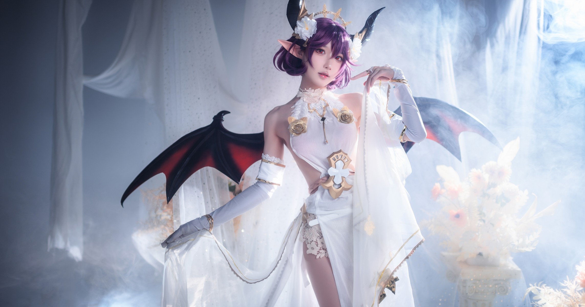 阿包也是兔娘 Cosplay 碧蓝幻想古蕾娅 龙娘