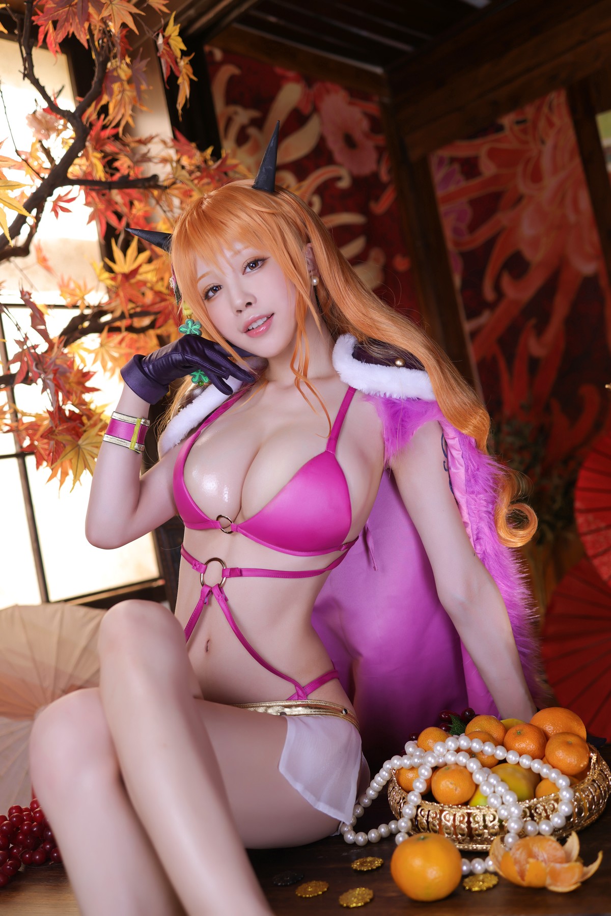 水淼aqua Cosplay 海贼王 娜美