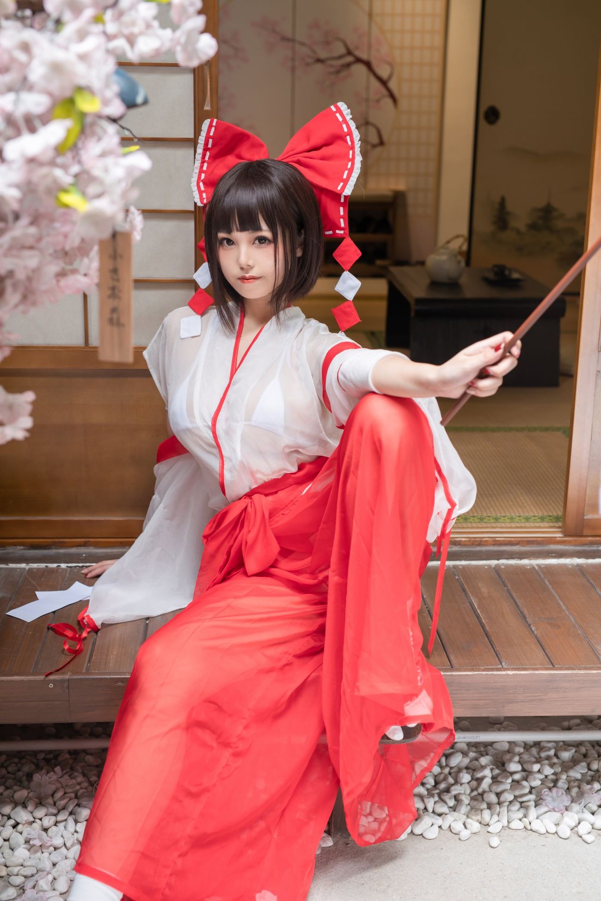蜜汁貓裘 Cosplay 巫女 Miko Sister
